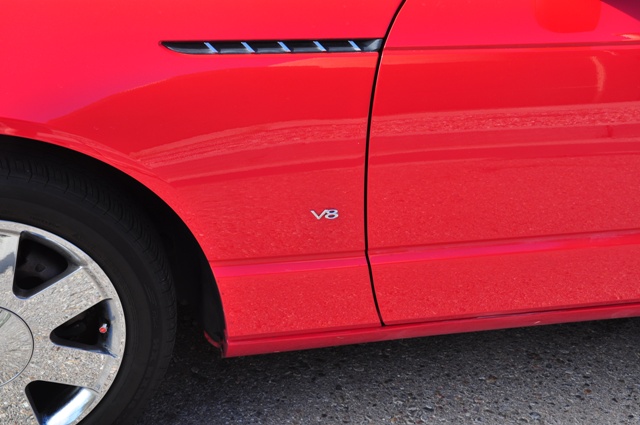 V-8 emblem